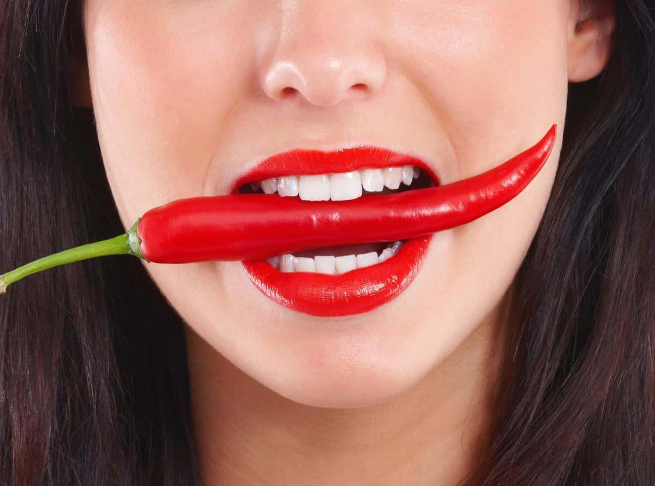 Close-up of a smile with immediate whitening results after treatment Swindon