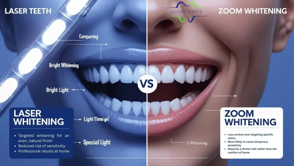 Laser Teeth Whitening vs. Zoom Whitening Swindon