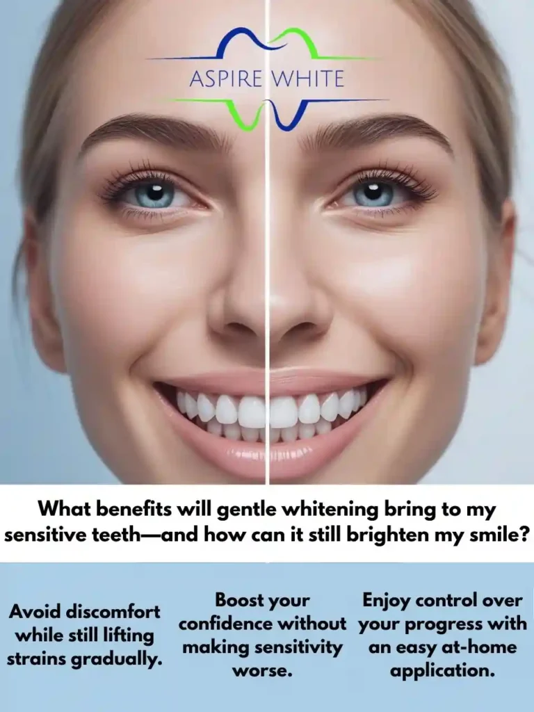 What benefits will gentle whitening bring to my sensitive teeth—and how can it still brighten my smile Swindon